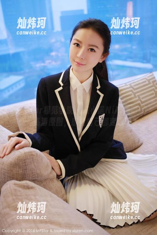 MFStar模范学院 - 陈小诺Niki透明写真：高清原图，感觉自己都变透明了