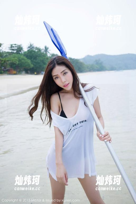 MiStar魅妍社 - 不是我挑剔，陈雅漫VICKY夏日图包中的每一张都太吸引眼球！免费领取吧！