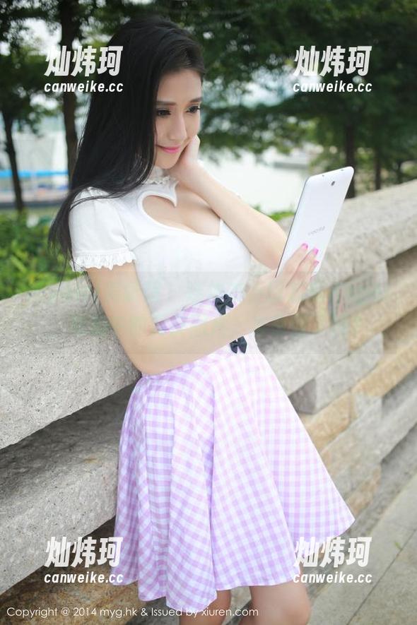 MyGirl美媛馆 - 连体衣，田芯娜Angel，私拍中的调皮图片，准备好了吗？
