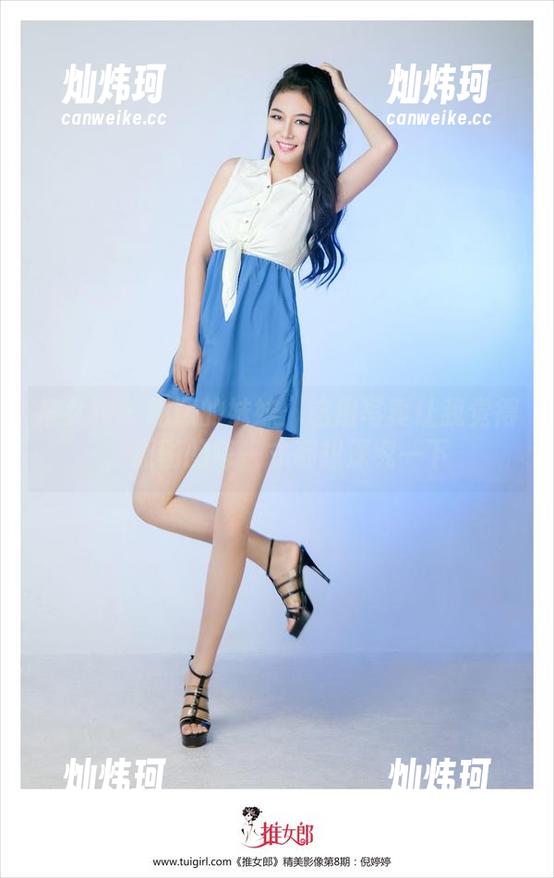 推女郎 - 吻熙的妹妹：这组写真让我觉得，原图的每一寸都想深究一下